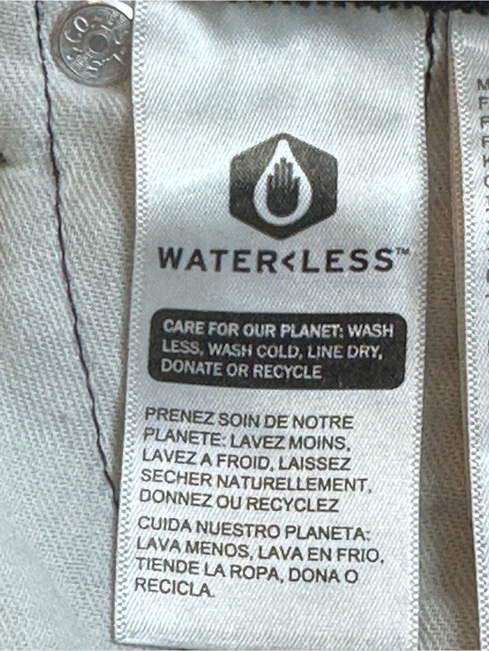 Levi’s 511 Men’s Black Corduroy Slim Fit Pants WaterLess construction - Picture 5 of 9